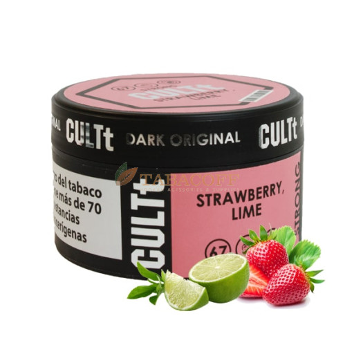 Тютюн для кальяну CULTt Strong DS67 Strawberry Lime (Полуниця, лайм) 100 гр